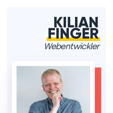 Screenshot of https://www.kilianfinger.com/