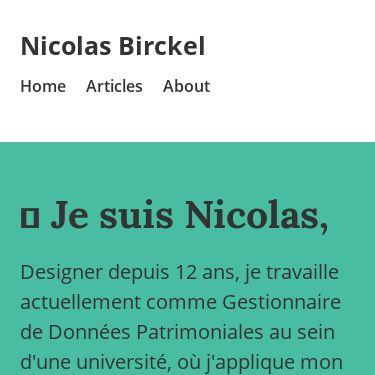 Screenshot of https://www.nicolas-birckel.fr/