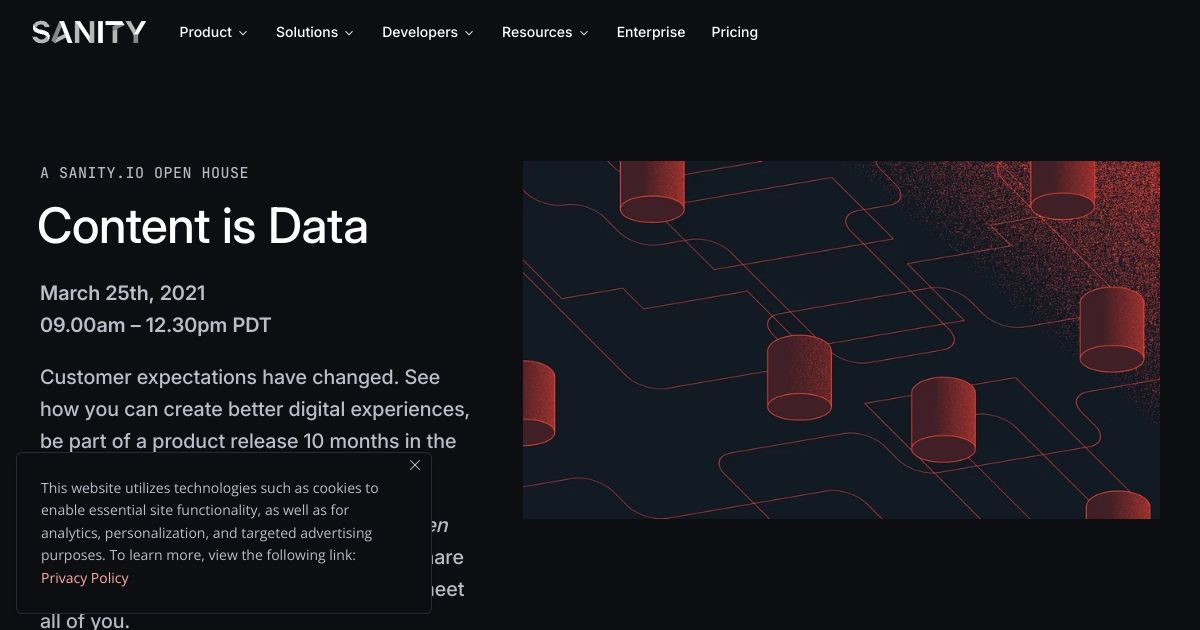 Screenshot image for https://v1.screenshot.11ty.dev/https%3A%2F%2Fwww.sanity.io%2Fcontent-is-data-open-house-2021/opengraph//