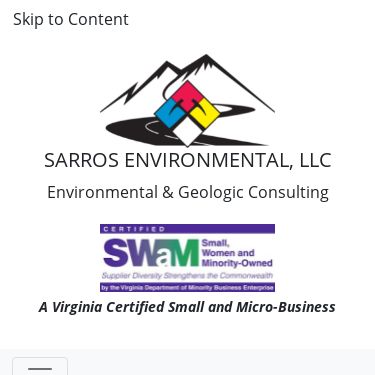 Screenshot of https://www.sarrosenvironmental.com/