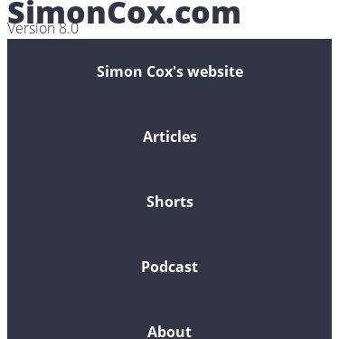 Screenshot of https://www.simoncox.com/