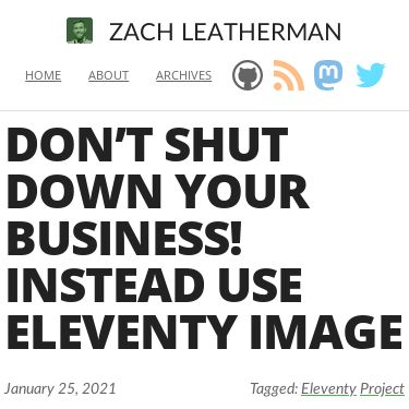 Screenshot of https://www.zachleat.com/web/eleventy-image/